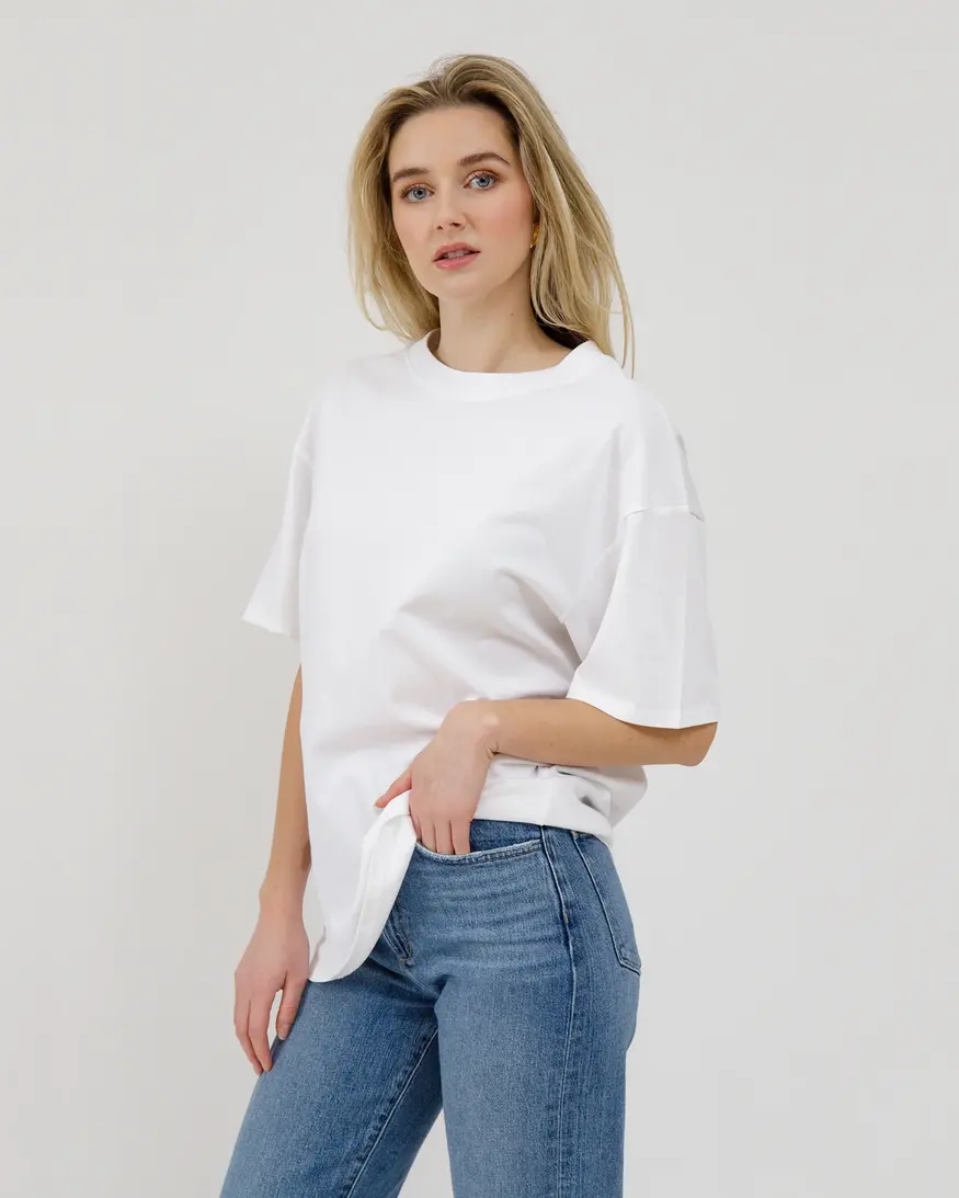 Brunette The Label Oversized Boxy Tee