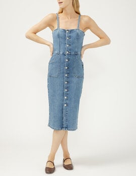 Silver Jeans - For Us Denim Midi Dress