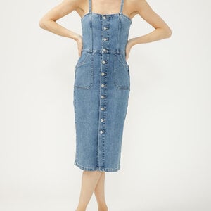 Silver Jeans - For Us Denim Midi Dress