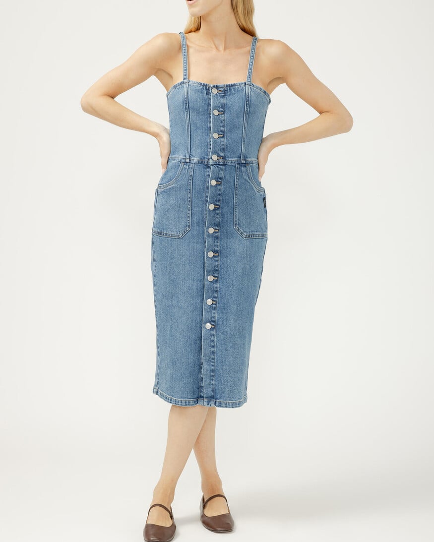 Silver Jeans - For Us Denim Midi Dress
