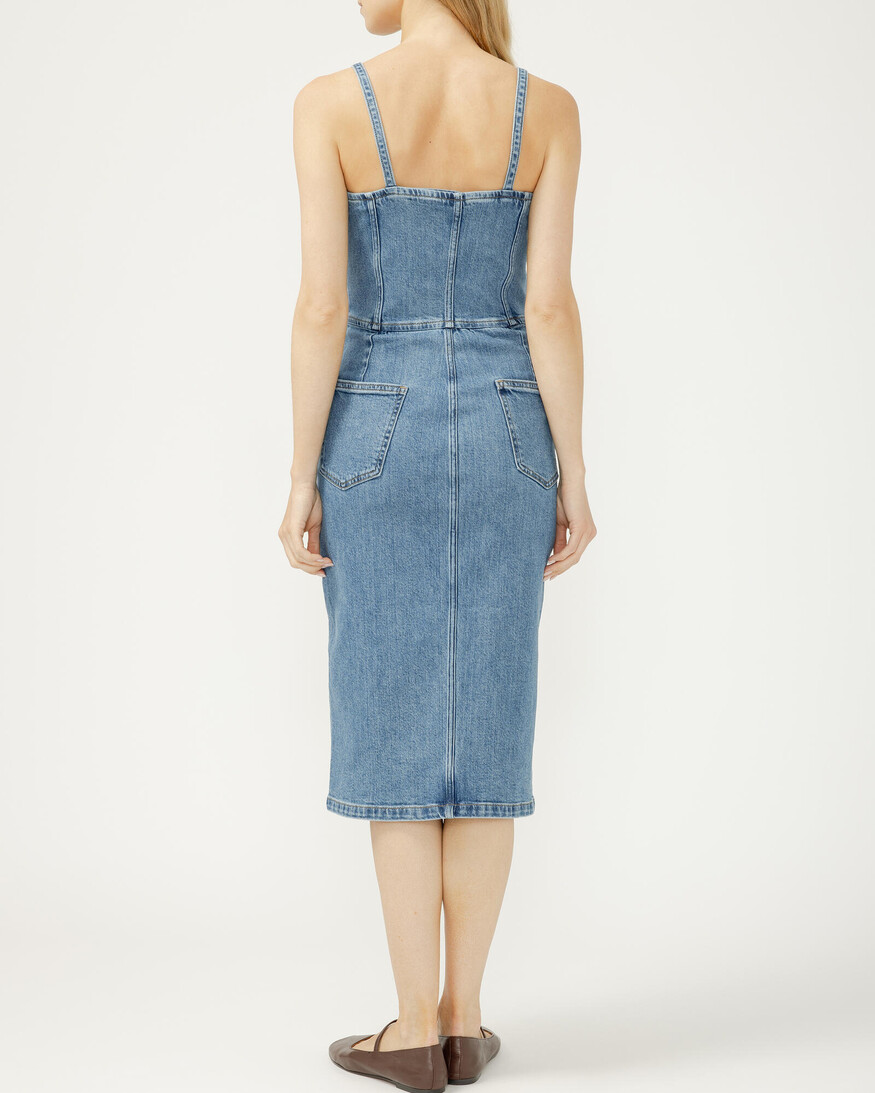 Silver Jeans - For Us Denim Midi Dress