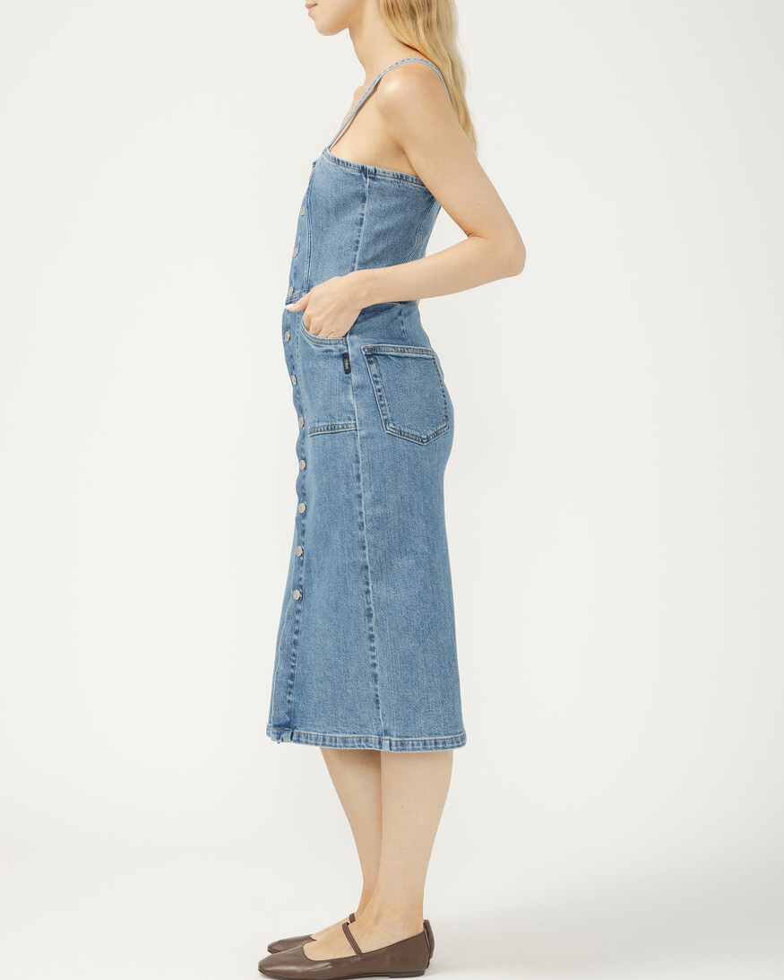 Silver Jeans - For Us Denim Midi Dress