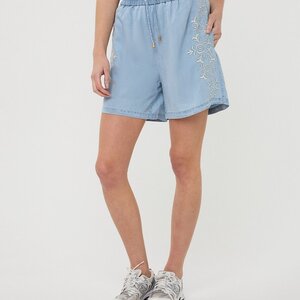 Esqualo Danny Embroidered Shorts