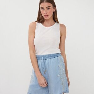 Esqualo Danny Embroidered Shorts
