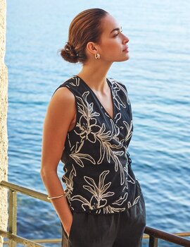 Esqualo Detria Wrap Top