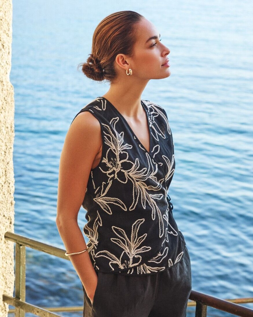 Esqualo Detria Wrap Top