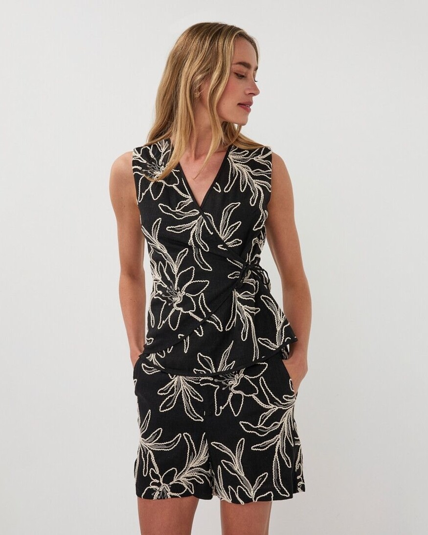 Esqualo Detria Wrap Top