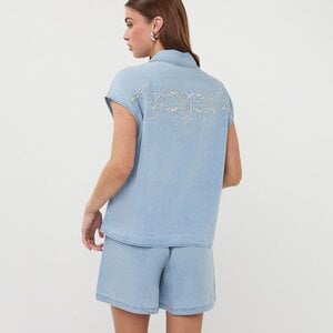 Esqualo Darcia Embroidered Top