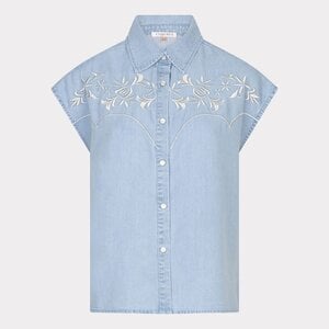 Esqualo Darcia Embroidered Top