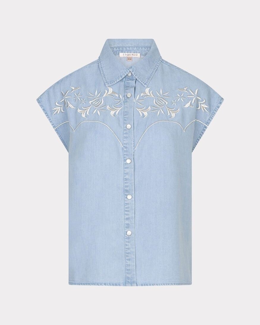 Esqualo Darcia Embroidered Top