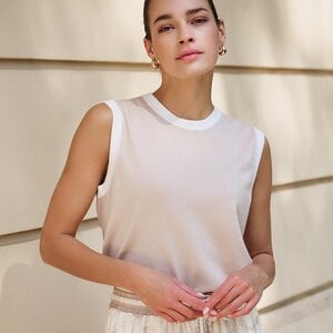 Esqualo Demona Contrast Slvlss Knit