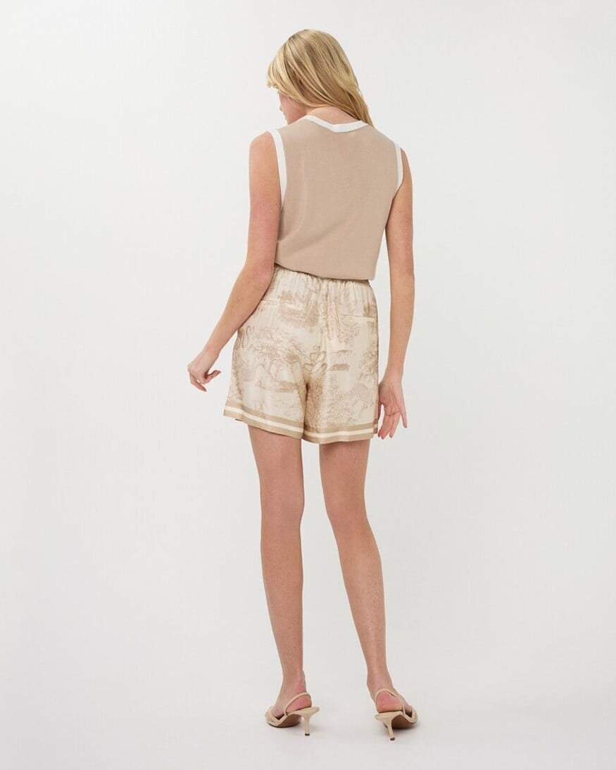 Esqualo Demona Contrast Slvlss Knit