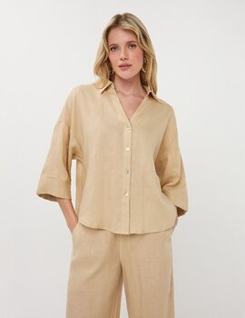 Esqualo Delyn Linen Blouse