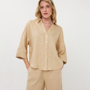 Esqualo Delyn Linen Blouse
