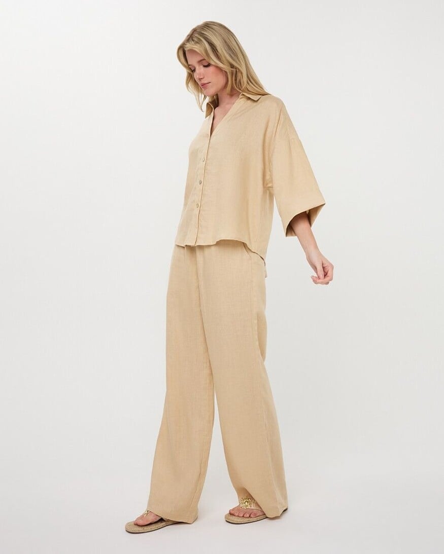 Esqualo Delyn Linen Blouse