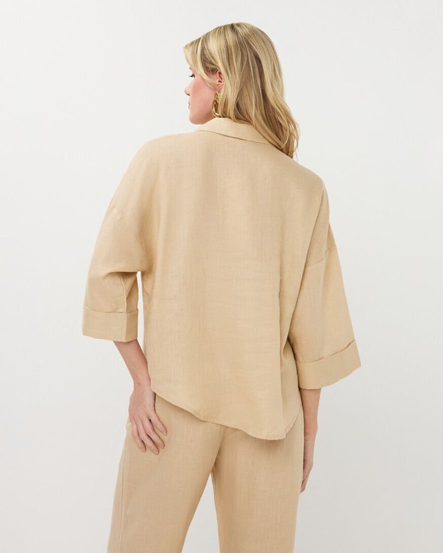 Esqualo Delyn Linen Blouse