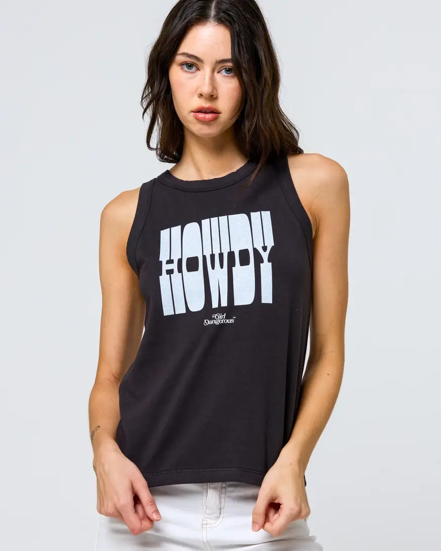 Girl Dangerous Howdy High Neck Tank