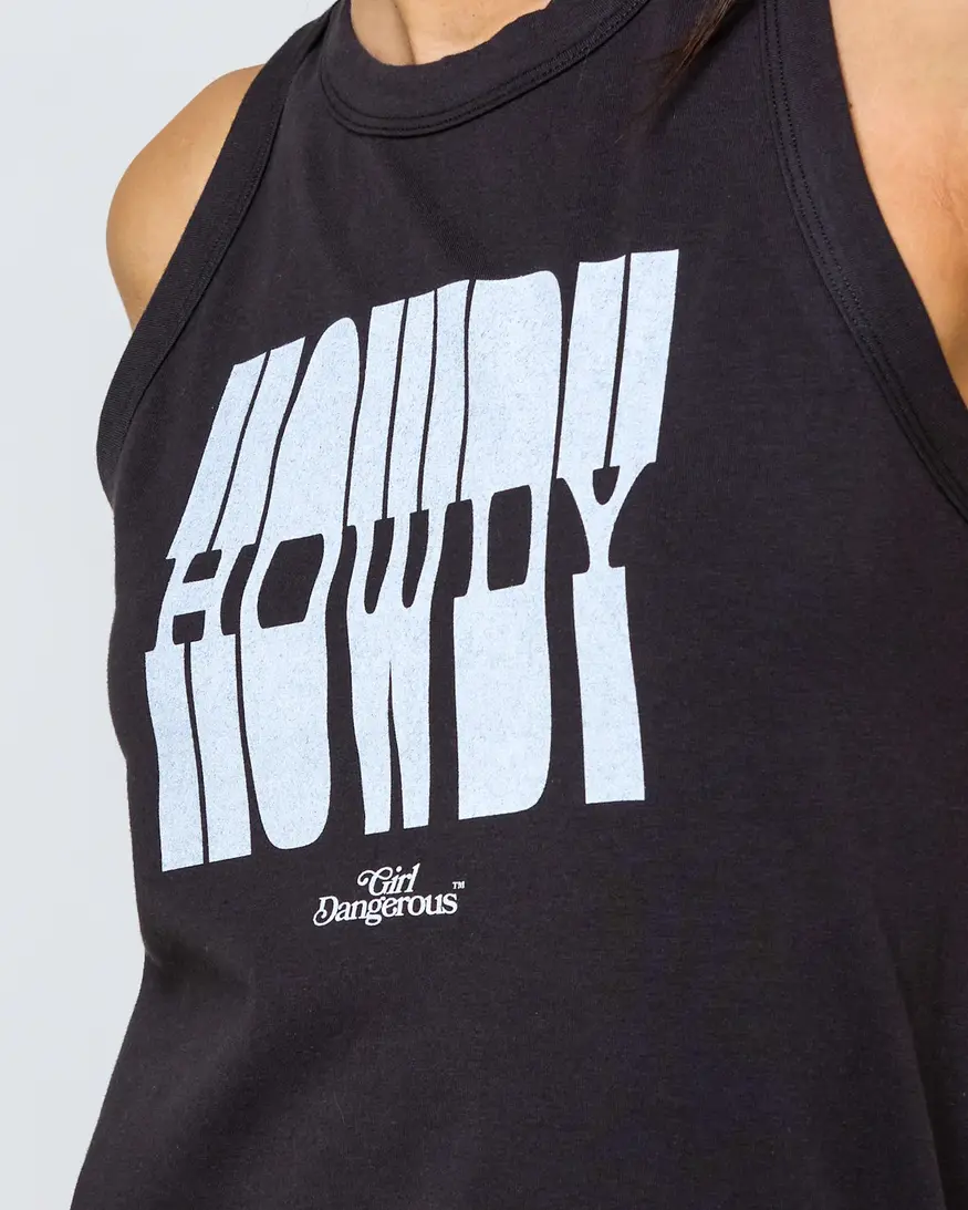 Girl Dangerous Howdy High Neck Tank