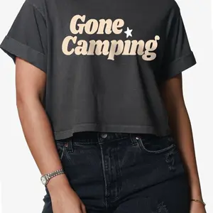 Girl Dangerous Gone Camping BF Tee
