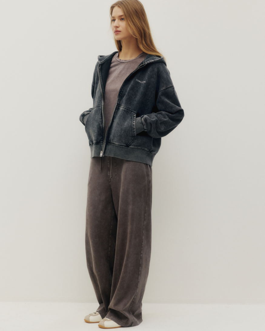 Kuwalla Faded Zip Up Hoodie