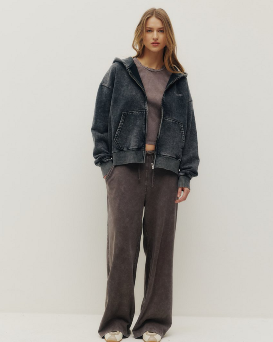 Kuwalla Faded Zip Up Hoodie