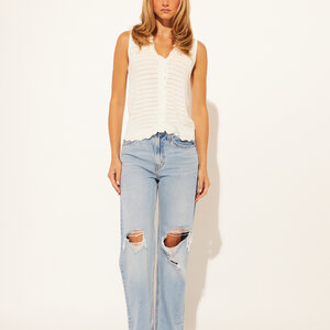 John + Jenn Remy Slvlss Knit Vest