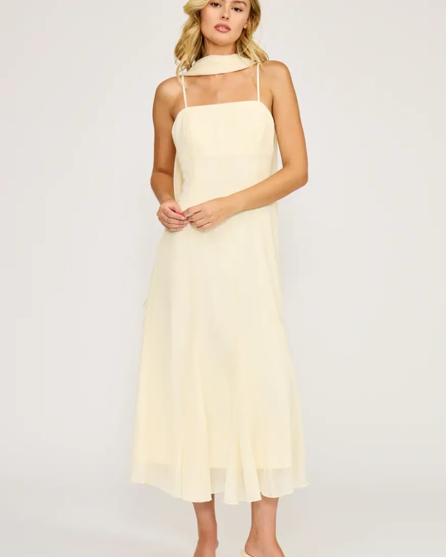 Lucy Paris Sable Scarf Dress