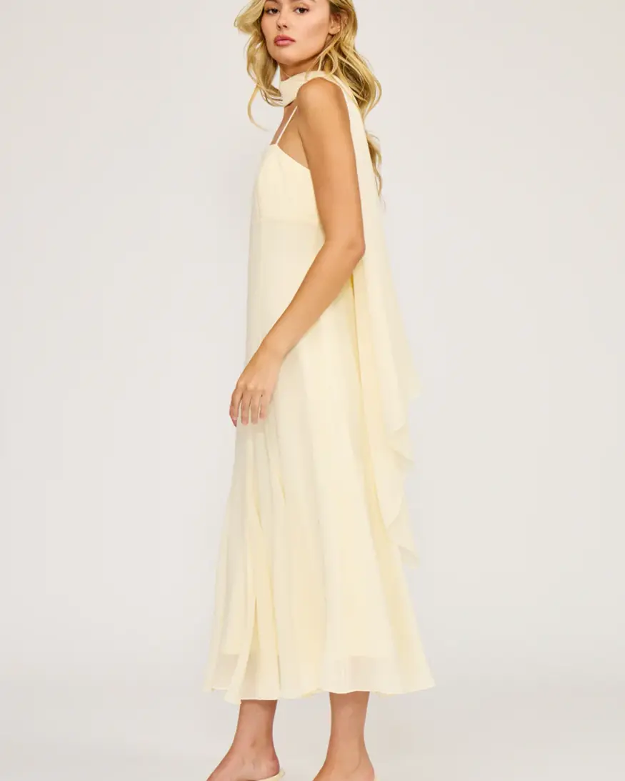Lucy Paris Sable Scarf Dress