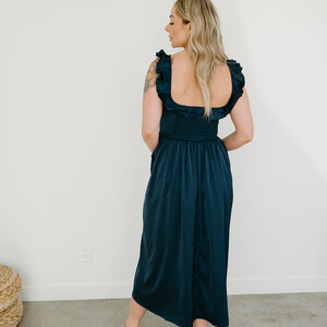 Lulus Jacey Corset Midi Dress