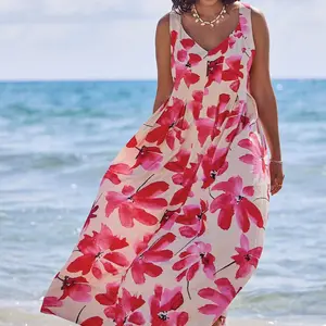 Tribal Lakia Lined Slvlss Dress