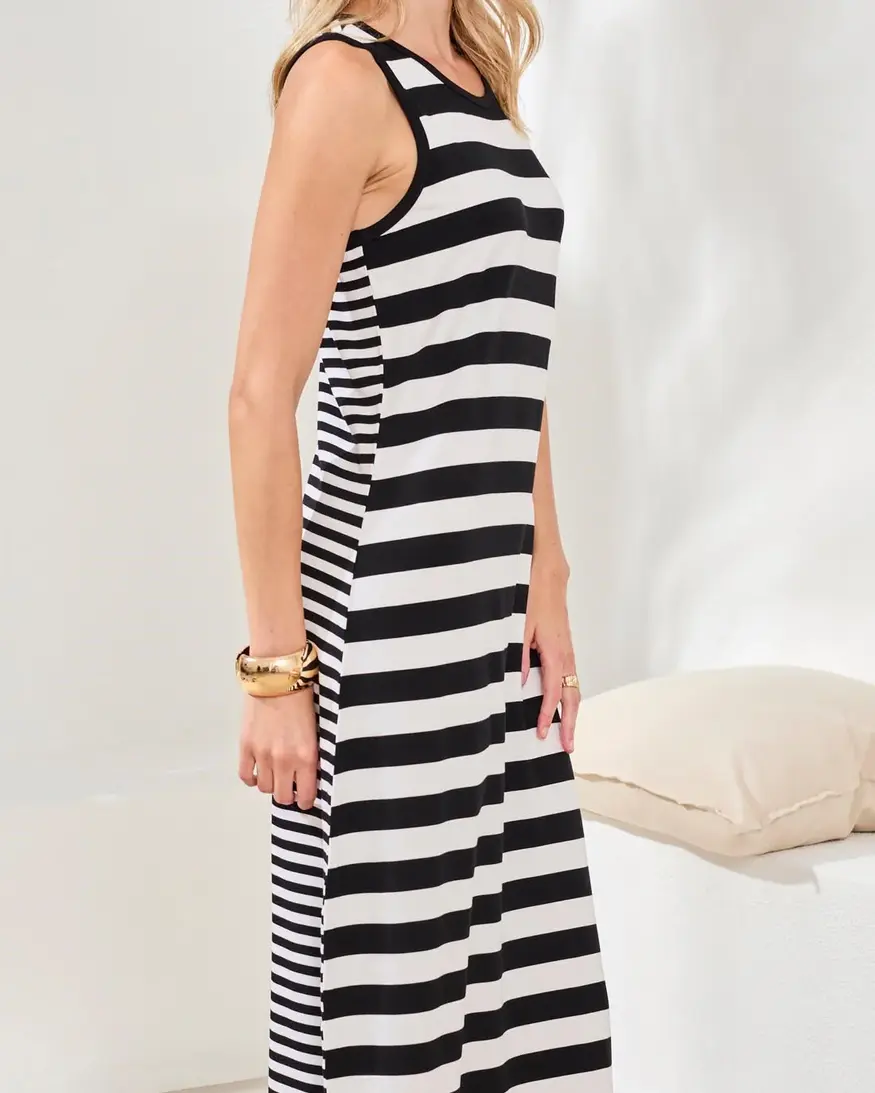 Tribal Larynn Striped Maxi