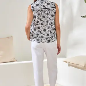 Tribal Leerit Slvlss Blouse