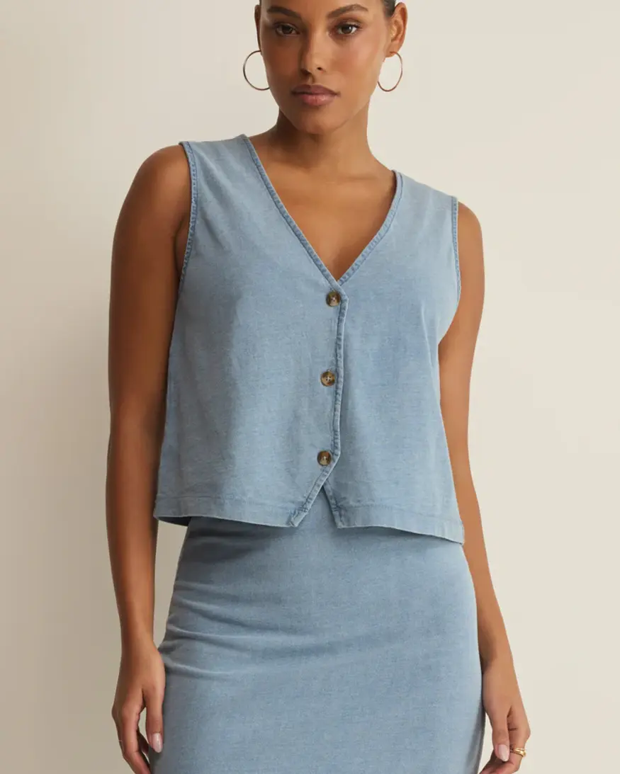 Z-Supply Noelle Jersey Denim Tank