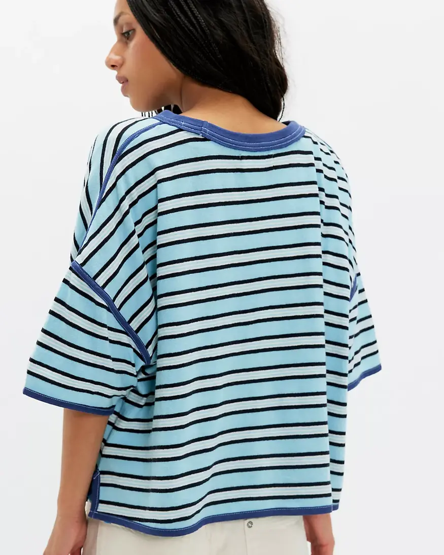 Free People Clean Rugby Tee