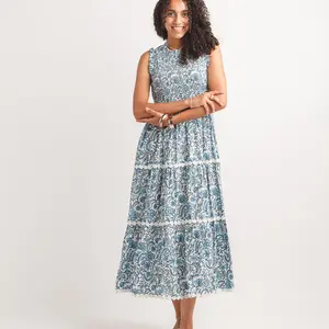 Papillon Sophia Smocked Tiered Midi