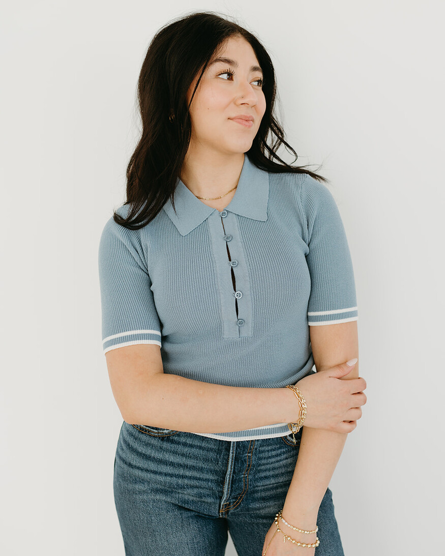 Side Quest Polo Knit