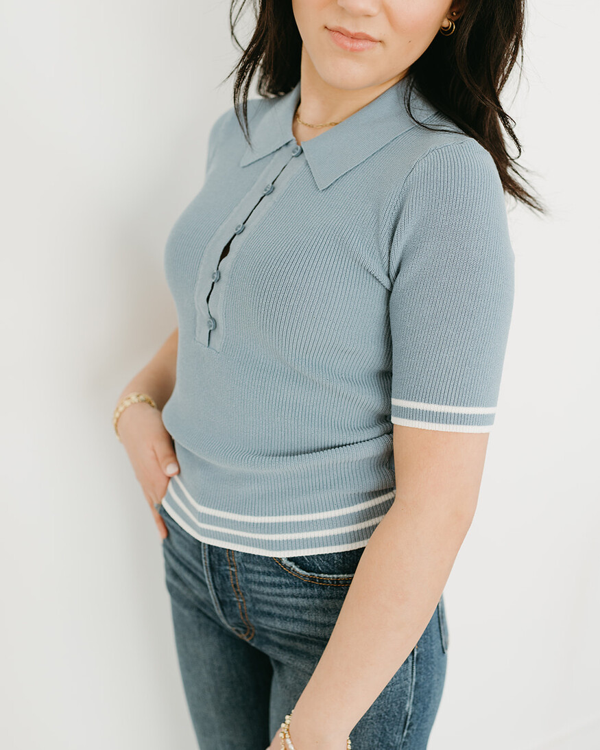 Side Quest Polo Knit