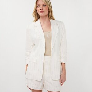 Esqualo Devyn Stripe Linen Blazer