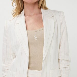 Esqualo Devyn Stripe Linen Blazer