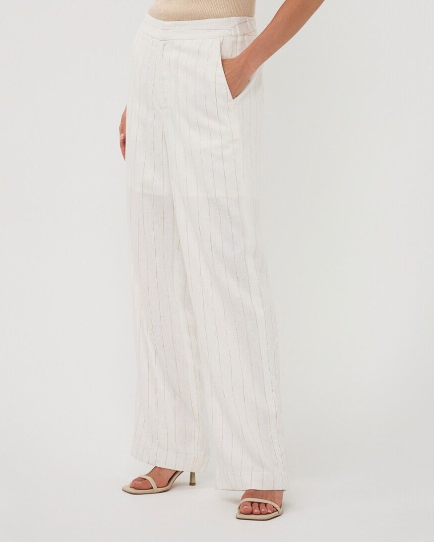Esqualo Dylann Stripe Linen Trouser