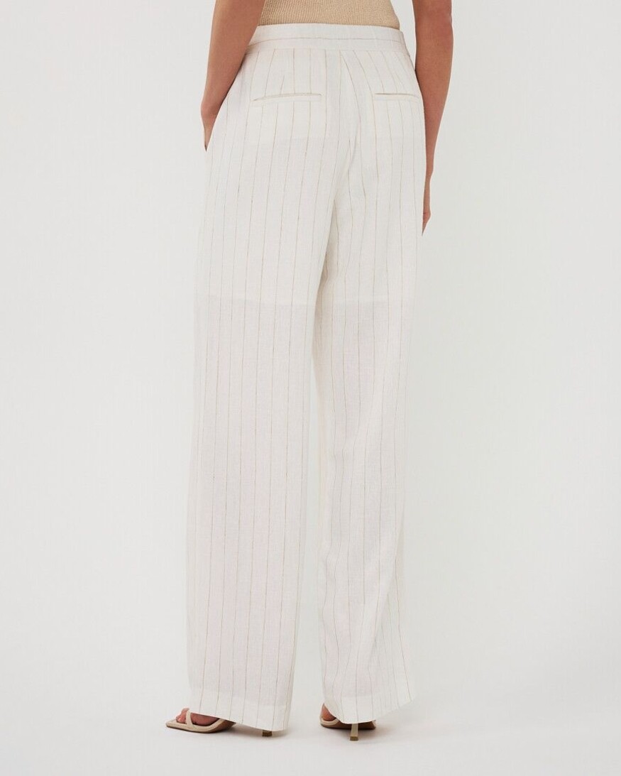 Esqualo Dylann Stripe Linen Trouser