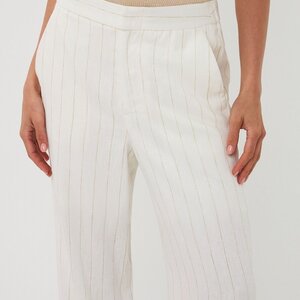 Esqualo Dylann Stripe Linen Trouser
