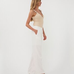 Esqualo Dylann Stripe Linen Trouser