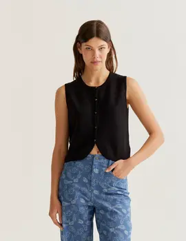Compañía Fantástica Knitted Vest Top