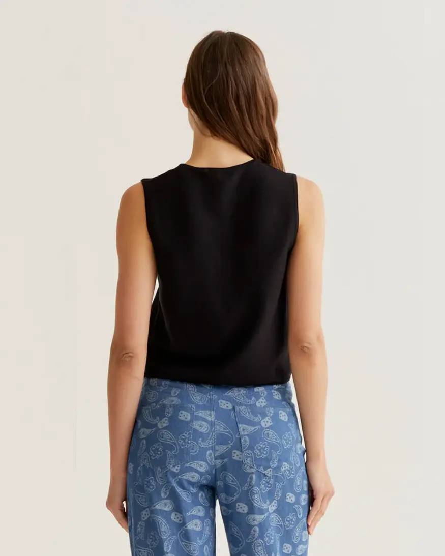 Compañía Fantástica Knitted Vest Top