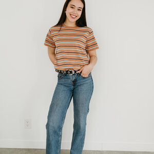 Minimum Lilou Striped Cotton Tee