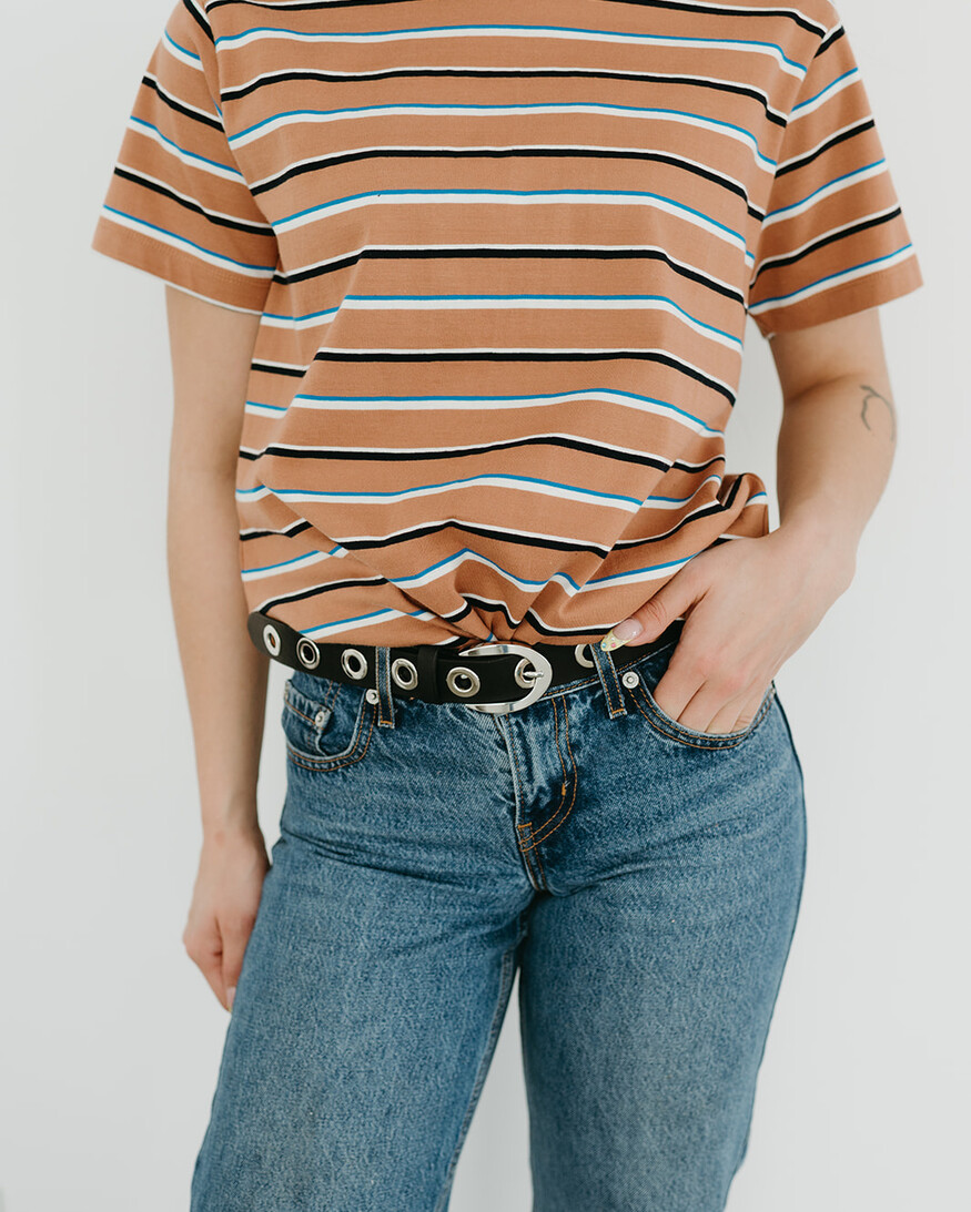 Minimum Lilou Striped Cotton Tee