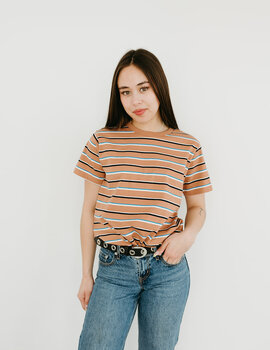 Minimum Lilou Striped Cotton Tee