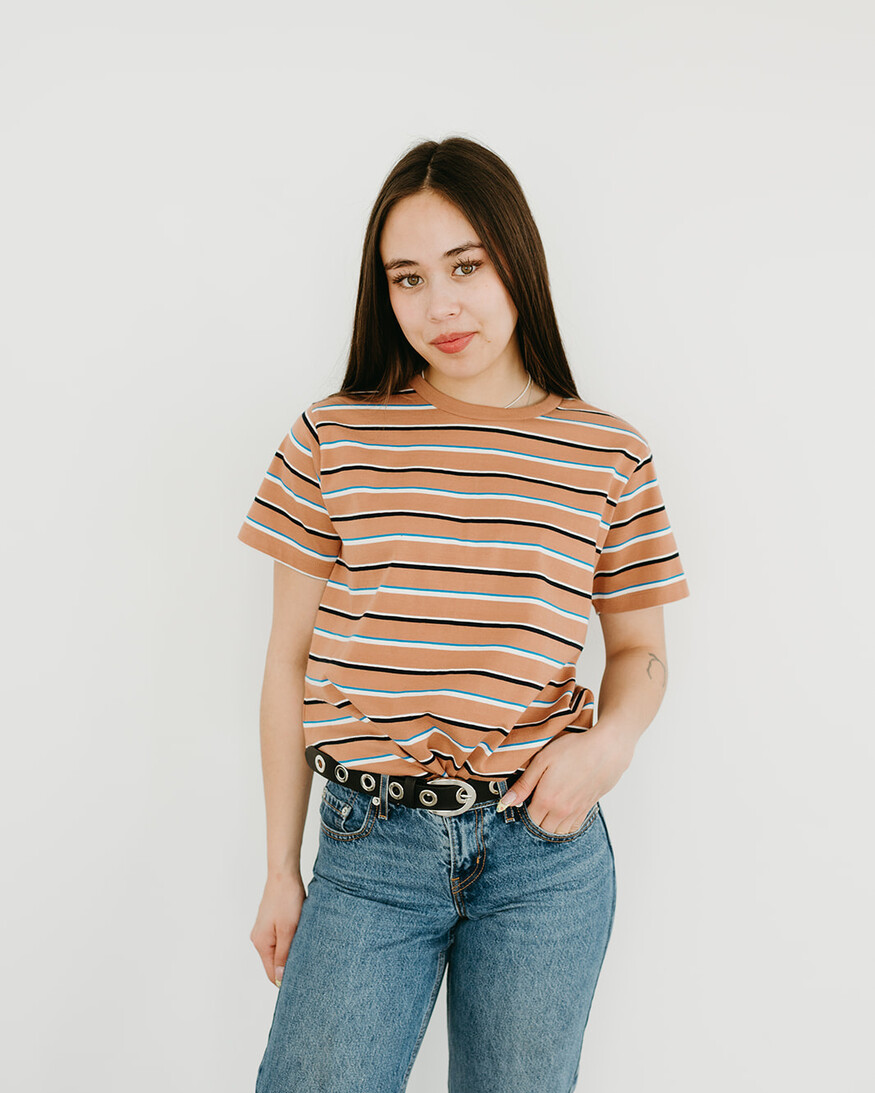 Minimum Lilou Striped Cotton Tee
