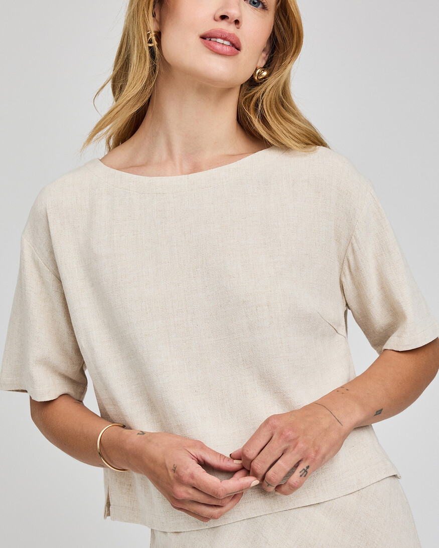 Gentle Fawn Gemini Linen Top